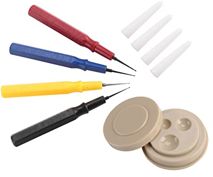 Uhrenöler Set, 5 teiliges Uhrenreparaturset Uhrmacher Reparatur Ölbecher Ölstift Set Tragbarer und Verschiedene Größen für Alle Uhren Taschenuhren DIY Uhrenreparatur