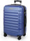 MoFut Hartschalen-Handgepäck Koffer Mittelgroß aus ABS – Reisekoffer mit 4 Drehbaren Rollen (360°), Trolley mit Aluminium-Teleskopstange und TSA-Zahlenschloss (L – 65L, Himmelblau)