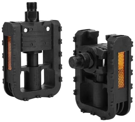 Pedales para Bicicleta Plegables con Tiras Reflectantes Antideslizantes 9/16 Pedales Universales para City Bike MTB Trekking