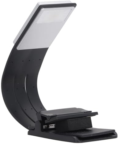 Dimble Book Light, BookMark Book Light, Clip on Reading Light med 3 Color Mode, USB Uppladdningsbar för Läsare, Barn,