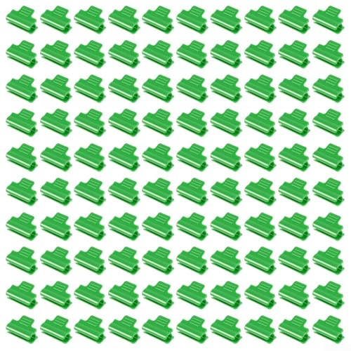 Jotekonoby 30 morsetti di supporto per piante per serre, supporti in plastica, per aste da giardino da 11 mm, protezione dagli agenti atmosferici (100 pezzi)