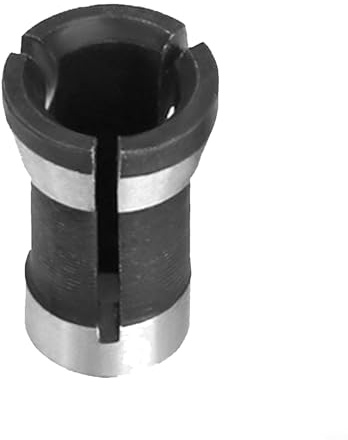 Zilimontt Varilla de extensión de broca de enrutador de vástago de 6 mm, 8 mm, 6,35 mm, para máquina de moldeo de molduras, construcción de acero al carbono, compatible con fresadora eléctrica (6,35