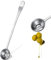 Olivenlöffel Edelstahl Gurkenlöffel mit Abflussloch Geschlitzter Löffel Kochlöffel Kirschlöffel Glas Servier Werkzeuge für Oliven Gurken Zwiebeln Kirsch Gläser