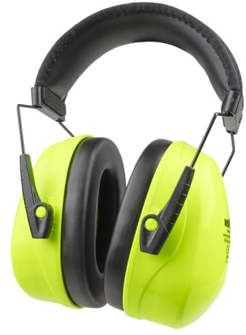 wolfcraft Kapselgehörschutz KIDS, grün I 4960000 I Für den Einsatz bei leichter Lärmbelastung