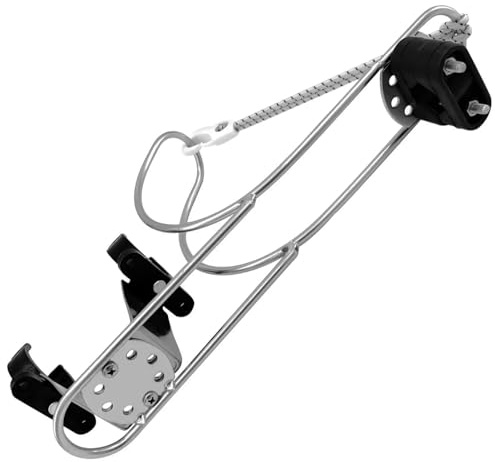 BCIOUS Support de bouée en acier inoxydable pour bouée de sauvetage en acier inoxydable