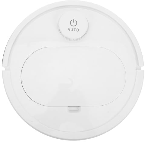 BESPORTBLE Aspirateur Robot Automatique Blanc Es350 USB Rechargeable pour Maison, Balayage, Aspiration Puissante et Nettoyage Tapis, Robot Balayeur Intelligent pour Sols Durs et Parquet