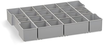 L-BOXX Boîte de rangement pliable en plastique - Bosch Sortimo 102 - K3 - Boîtes de tri pour petites pièces - Boîte de tri en plastique empilable