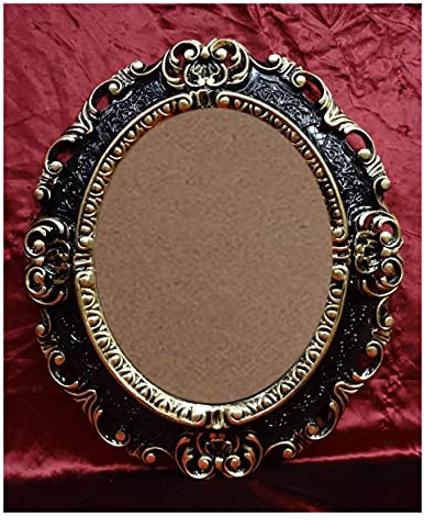 Lnxp BILDERRAHMEN ANTIK BAROCK in der Farbe: Schwarz/Gold Dualcolor 45x38 cm OVAL REPRO Bilder für 28x22 cm oder 22x28 cm BAROCKRAHMEN Bilder DEKO 46R