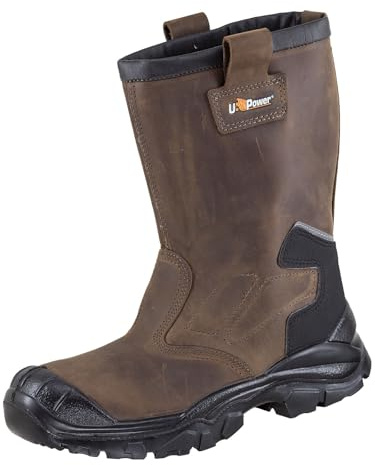 Upower - Bottes de sécurité ALASKA UK - Environnements humides et froids - S3 CI SRC Taille:45