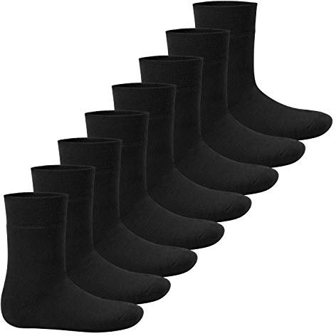 Footstar Kinder Wintersocken (8 Paar) Everyday! - Schwarz 31-34