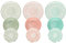 Tognana ME070185598 Gipsy Soft - Servicio de mesa de Porcelana, 18 Piezas