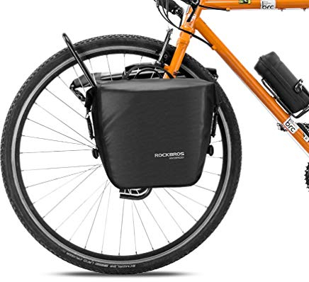 ROCKBROS Gepäckträgertasche 100% wasserdichte Hinterradtasche Fahrradtasche für Gepäckträger Vorne/Hinten mit Schultergurt 12-16L