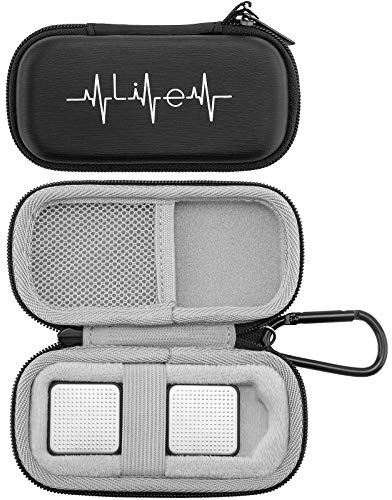 Custodia per AliveCor kardia Mobile Heart Monitor EKG/Wireless 6-Lead EKG, custodia da viaggio, custodia protettiva (grigio)