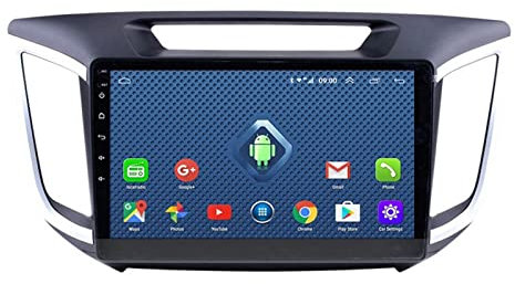 HGKHJ Reproductor Multimedia De Coche 10 Pulgadas Pantalla De Navegación GPS para Hyundai IX25 2014-2019, 4G WiFi Sistema De Reproductor De Vídeo Estéreo De Radio Multifunción para Coche