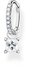 THOMAS SABO Single hoop earring with white stones silver 925 Sterling Silver