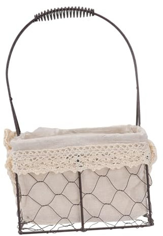 POPETPOP Panier à Rétro pour Plantes Panier De Rangement Décoratif pour Mariage Et Intérieur Support pour Séchées Et Arrangement Floral