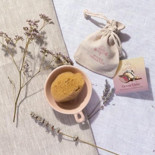 Menstrual Sponges - Sustainable Alternative to Tampons, Natural Sponge from Greece, No Chemicals, 100% Degradable, Reusable up to 7 Cycles, Plastic-Free, Gentle & Safe Intimate Hygiene