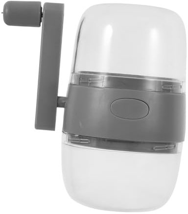 Frantoio Macinino a Secco e Macinazione Dell'aglio Manovella Tritatutto Per Alimenti Per Manuale Per Macinare L'aglio Tritacarne All'aglio Grigio Plastica