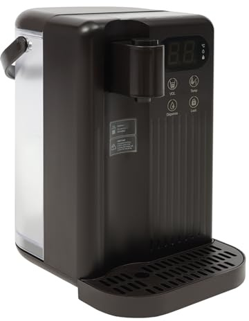 Distributore di acqua calda, 3 l, erogatore di acqua calda calda e fredda, per casa, ufficio, scuola, ristorante, 18,5 x 24 x 30 cm