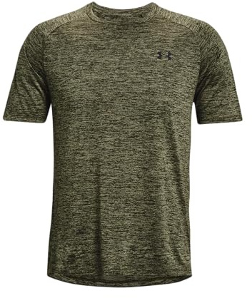 Under Armour UA Tech 2.0 SS Tee - Short Sleeve - Tops - Marine OD Green/Black - Size: XXL