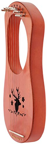 SUPVOX Beginner Lyre Harp Musical Instrument Portable Handheld Strings Instrument for Plays
