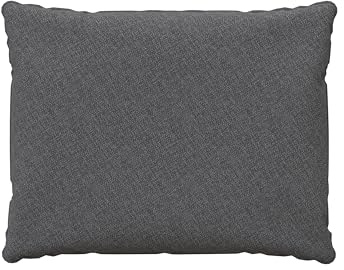 POKAR Rückenkissen Stuhlkissen Rückenlehne für Stuhl Rattanmöbel Gartenmöbel Kissen Outdoor Rückenpolster Lounge Polster 50x40x15 cm, Grau