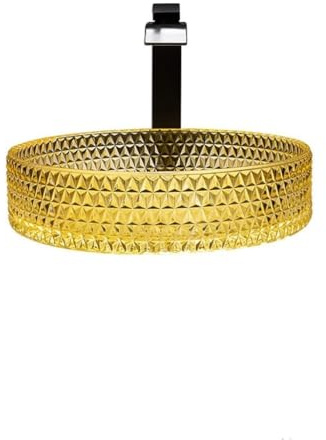 Bathroom Vanity Modern Simple Vessel Sink Hotel Art Desk Sink Bathroom Crystal Glass Washbasin Tempered Glass Washbasin Bathroom Accessories (Color : Sink set)