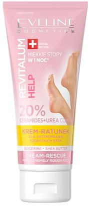 Eveline Cosmetics Revitalum Crema Piedi Intensiva - Complesso 20% Ceramide & Urea per Idratazione Profonda e Rigenerazione della Pelle