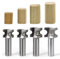 FIND BUY TOOL Oberfräsen-Bits Werkzeugsatz für Festool Domino Zapfen - Wolframkarbid - Gerader Schnitt - 4 Stück (5mm, 6mm, 8mm, 10mm) - Festool Domino Router Bits