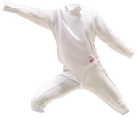 ZPRYZHD Traje Deportivo de Esgrima 450N (Conjunto de Pantalón/Chaqueta/Chaleco), Traje Protector de Entrenamiento de Esgrima para Florete, Espada y Sable, Mano Derecha(30#)