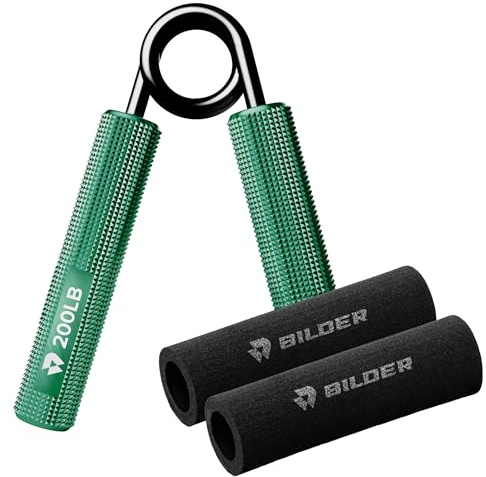 BILDER - Pinza para las manos de metal, ideal para entrenamiento de antebrazo, mano y muñeca, potencia la musculatura y favorece la recuperación funcional, herramientas de gimnasio – Resistencia 200