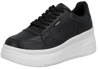 Rieker Women's M7811 Low Trainers, Black, 39 EU