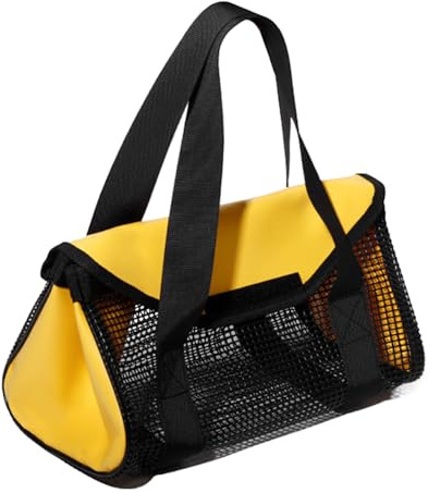 Borsa per Esche da - Organizzatore Portatile In Rete Con Manico | Organizzatore Attrezzatura Da,per Acqua Salata Spiaggia Fiume Lago Stagno Viaggi Stradali e Familiari