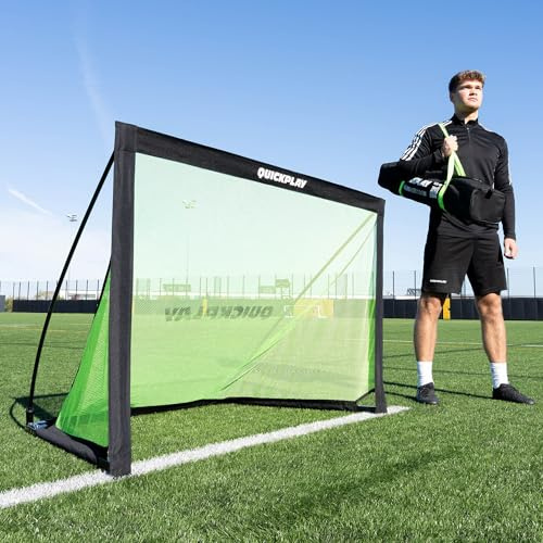 QuickPlay Kickster Pro 5x3ft Portable Football Goal - Youth Training