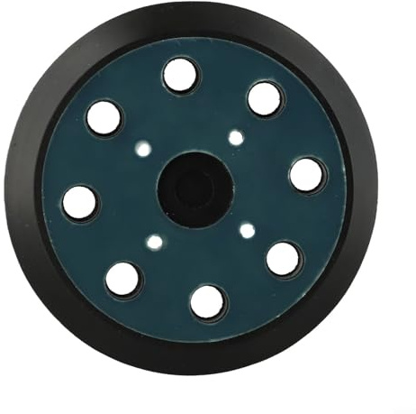 Almohadilla de respaldo de 6 pulgadas y 8 agujeros de 148 mm para lijadora orbital eléctrica, herramienta de pulido con 4 clavos, almohadilla de disco de lijado de poliuretano para lijadoras orbitales