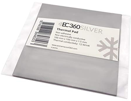EC360® Silver 12W/mK Wärmeleitpad (100 x 100 x 1,5 mm)