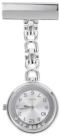 Uhr Taschenuhr Schwesternuhr Ansteckuhr Brosche Krankenschwesteruhr Quarzuhr Digital Quarzwerk Pflegeuhr Armbanduhr Fob Uhr für Arzt Damen Student Geschenk