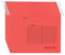 Hängemappen A4,25 Stück Hängemappe mit Tabs und Karteneinsätzen für Schule, Zuhause, Büro(Red)