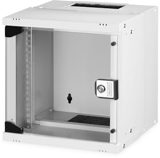 DIGITUS nätverksskåp 10 tum - 6 U - väggmontering - omonterad - HxBxD 324x316x298mm - lastkapacitet 30kg - användbart djup 254mm - IP20 skyddsklass - SOHO Pro-serien - svar