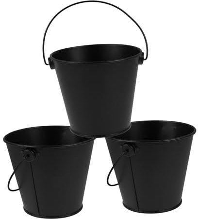 BESPORTBLE Lot De 3 Mini-barbecues D'extérieur Accessoires pour Gril Seau De De Graisse en Fer Blanc pour Une Cuisson Propre