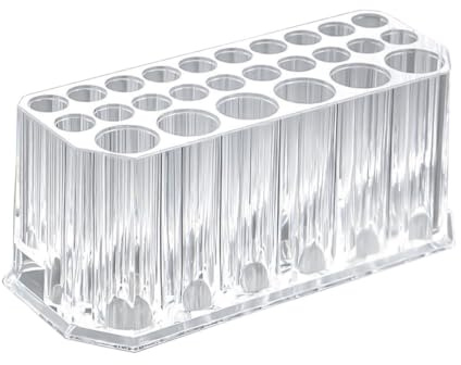Penselhållare för sminkbord 26-vägs transparent pennhållare