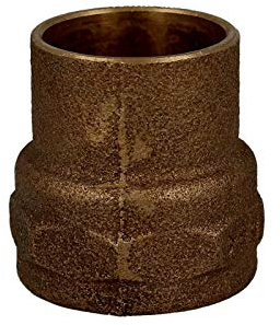 Rotgjutning-lödfitting övergångsmuff 10 mm x 3/8 tum IG – typ 4270G, DVGW