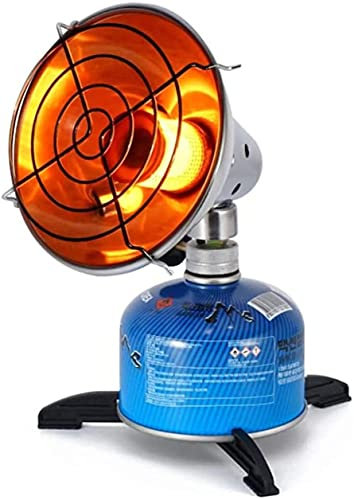 Riscaldatore da Terrazza Stufa a infrarossi Riscaldatore per patio esterno con custodia Riscaldatore a gas portatile per tenda da campeggio all'aperto Riscaldatore leggero per pesca (non contiene bomb