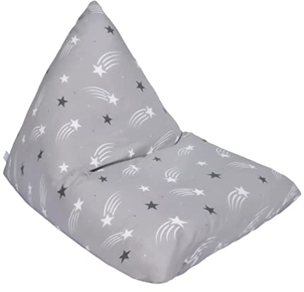 Ready Steady Bed Sitzsack für Kinder, Pyramidenform, bequeme Kleinkindmöbel, weich, kindersicher, für Spielzimmer (Sternschnuppen)