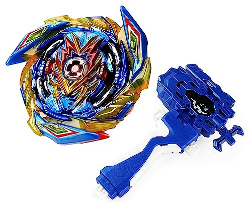 mlywd Gyros Toupies, Quadrive Metal Fusion avec Lanceur Starter Gyros de Combat Jouet Set B-163