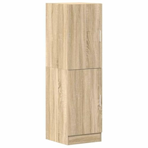 vidaXL Mobile da Cucina Rovere Sonoma 38x41,5x131,5 cm Legno, Armadio, Armadio dispensa da Cucina, Armadio da credenza da Cucina, Armadio da Cucina
