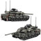 Ebortsin Technik Leopard 2A7 Panzer Bausteine, Militär Schwerer Panzer Klemmbaustiene Spielzeug Set, 1009 Teile Leopard 2A7 Panzer Bausteine Modellbausatz, Kompatibel mit L***