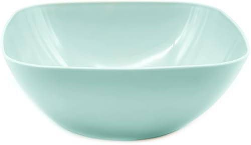 CABLEPELADO Cuenco de plastico cuadrado para comida Bol 4.8 Litros (Verde)