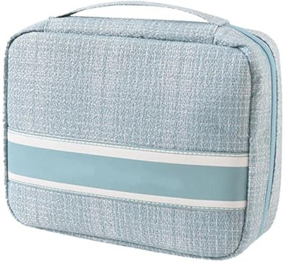 Sac de Voyage de Toilette Ryttgop, Sac de Maquillage de Voyage, avec Petit Sac Gadget détachable, Grande capacité, Portable avec poignée, pour Voyager