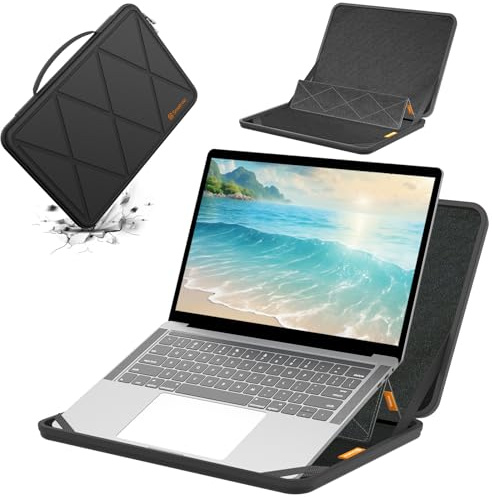 Smatree MS107 hårt EVA-skyddsfodral med stativ kompatibelt med 16 tum HP OMEN MAX Gaming Laptop 16t/16, för 16 tum OMEN Transcend Laptop16, för 16 tum OMENTranscend Gaming Laptop16t